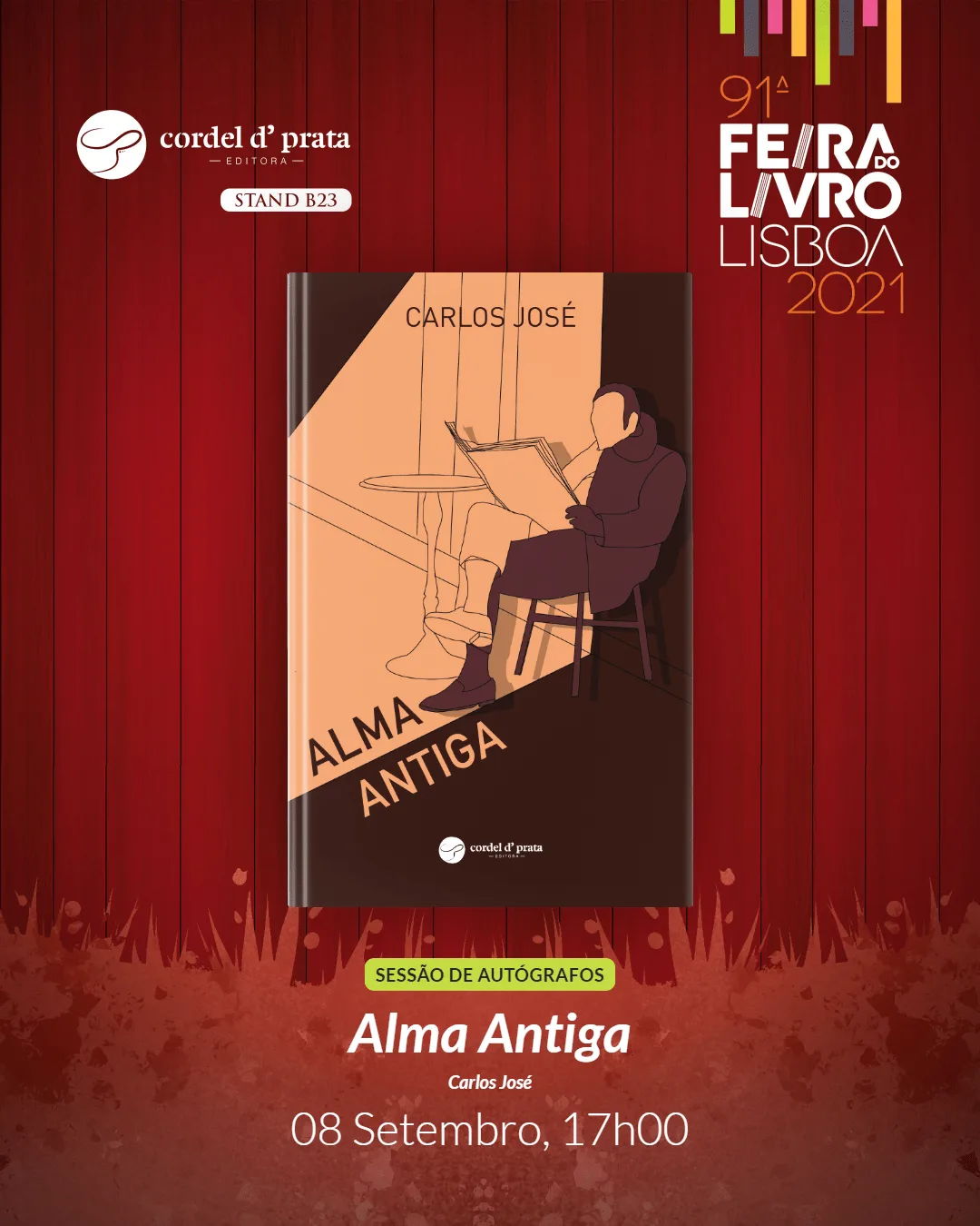 NOVO LIVRO “ALMA ANTIGA” DE CARLOS JOSÉ