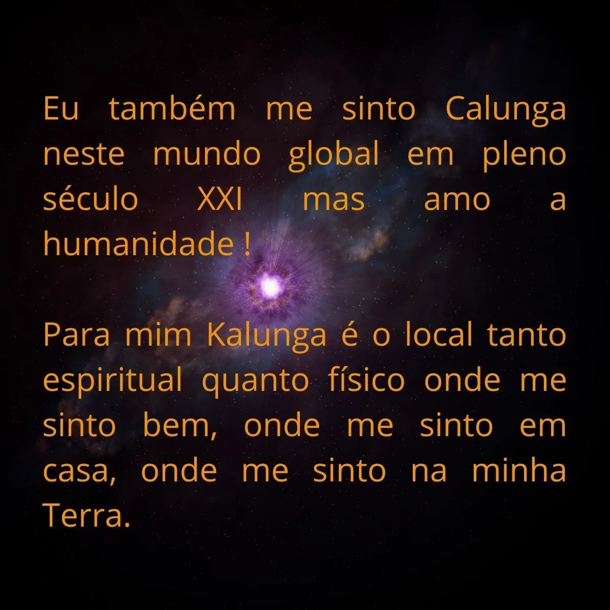Também me sinto Kalunga